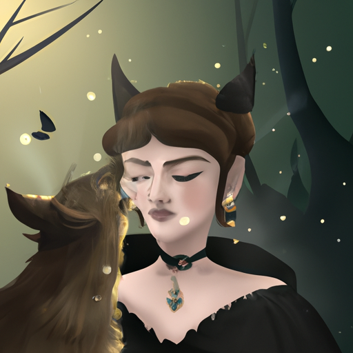 La princesse RosamundIl était une fois une princesse qui possédait trois merveilleux dons : lorsque elle pleurait, des perles roulaient de ses yeux ; quand elle souriait, des roses tombaient de ses joues ; et à chaque pas pieds nus qu’elle faisait, une pièce d’or était laissée dans la poussière sous ses talons. Le roi et toute la nation se réjouissaient de ces merveilles, car le trésor ne se vidait jamais, et chaque fois qu’il y avait besoin d’argent, la jeune fille était toujours prête à faire une promenade pieds nus à travers les salles du palais royal. Lors de telles occasions, plusieurs courtisans la suivaient toujours avec de grands bols de cristal, ramassant les pièces d’or laissées par ses pas. La réputation de la princesse Rosamund se répandit loin et large, et le prince Hermès, fils du roi d’un pays voisin, demanda la permission à son père d’aller demander sa main. Le roi consentit ; mais alors que tout était prêt pour le départ de son fils, une guerre éclata et le jeune prince fut appelé ailleurs. Pendant qu’il se battait vaillamment contre les ennemis, la première dame d’honneur de la reine proposa que la belle princesse soit invitée à les visiter, de sorte que le prince courageux la trouverait déjà là à son retour des champs de bataille. Le roi et la reine décidèrent alors de réaliser ce plan. La dame d’honneur était en réalité une sorcière, qui avait planifié de tromper la famille royale. Elle avait une fille qu’elle souhaitait voir épouser le prince, mais qui n’était ni bonne ni jolie. Lorsqu’elle arriva à destination, elle révéla son projet et montra à la princesse Rosamund le portrait du prince Hermès. La jeune fille se déclara prête à lui donner sa main en mariage s’il se révélait aussi noble et bon que le portrait le laissait entendre. Ses parents donnèrent leur consentement, et tout fut donc prêt pour le départ de leur fille. Avant de quitter sa maison, Rosamund fit trois fois le tour de la grande cour pieds nus pour le bénéfice des pauvres, qui étaient autorisés à ramasser la pièce d’or qu’elle laissait derrière elle. Rosamund et la dame d’honneur partirent en carrosse, suivies d’une escorte de nobles et de gardes imposants. Alors qu’elles avaient parcouru une longue distance, la sorcière déclencha une terrible tempête autour d’elles. Il fit aussi sombre que dans la nuit la plus noire autour d’elles ; l’escorte se dispersa et la fille de la femme maléfique émergea des profondeurs d’un nuage noir. Elle et sa mère s’emparèrent de Rosamund, qui pleura des torrents de perles, et lui volèrent ses beaux yeux, qu’elles jetèrent dans un fossé sur le côté de la route, tandis que la princesse fut elle-même poussée dans la boue à l’autre côté. Maintenant, la fille de la sorcière s’installa dans le carrosse avec sa mère, et elles s’en allèrent vers le foyer du prince Hermès. La princesse infortunée gisait quant à elle dans le fossé, pleurant son cruel destin. Finalement, deux charretiers qui passaient par là entendirent sa voix et la sortirent de cet endroit désagréable. Ses chaussures étaient perdues, ses bas étaient déchirés, et lorsqu’elle marchait, on entendait le tintement de l’or sous ses pieds. Alors que l’un des hommes se penchait pour comprendre la raison de ce son, il remarqua les pièces d’or. Les deux hommes furent aussitôt fous de joie. Ils forcèrent la princesse à marcher toute la sainte journée, l’un la tenant par la main tandis que son camarade s’occupait de ramasser l’argent. Finalement, elle s’évanouit d’épuisement et de douleur. Elle était en fait plus morte que vive, et ses pieds saignaient des nombreuses pierres tranchantes qui les avaient blessés à maintes reprises. Les charretiers eurent peur qu’ils ne l’aient tuée, alors ils la laissèrent gisant sur la route et poursuivirent leur chemin aussi rapidement que leurs chevaux pouvaient galoper. Peu de temps après, un jardinier passa par l’endroit où la princesse avait été abandonnée. Étant un homme bon et charitable, il releva la pauvre fille dans son carrosse et l’emmena chez lui. Elle fut malade pendant très longtemps, mais finit par commencer à se rétablir et à retrouver sa santé et sa force. Un jour, elle entendit le jardinier raconter à sa femme le mariage du Prince Hermès et de la Princesse Rosamund, les noces ayant été célébrées avec grand faste et splendeur. Les gens s’étaient rassemblés de tout le pays, dit-il, pour apercevoir la princesse qui laissait des pièces d’or dans ses empreintes de pas et faisait tomber des roses avec ses sourires. Cependant, aucun de ces prodiges ne s’était produits ; la princesse n’était pas du tout ce qui avait été attendu, et personne n’avait réussi à la faire sourire ou pleurer. Elle était renfrognée et désagréable envers tous, même envers le prince, son mari, qui faisait de son mieux pour la rendre heureuse, mais sans le moindre effet. Elle battait toutes ses servantes avec un balai, si bien qu’à la fin, personne ne voulait plus la servir. La femme du jardinier dit : « Il me semble que la pauvre fille que vous avez trouvée sur la route semble si gentille et bonne qu’elle pourrait être la servante de la princesse et la satisfaire. Si nous pouvions seulement trouver une paire d’yeux pour elle, cela vaudrait peut-être la peine d’essayer. » « Il y a une femme en ville », répondit son mari, « qui vend des yeux. Je vais aller voir si elle a une paire qui pourrait convenir à cette fille. » Le lendemain matin, le bon homme sortit avec un grand panier rempli de belles pommes, qu’il apporta à la vieille femme, lui demandant une paire d’yeux. Elle était assise en train de lire dans un gros livre aux grosses lettres rouges, et elle plongea simplement dans une cuve à côté d’elle pour en sortir une paire d’yeux, les tendit au jardinier et lui montra la porte. Lorsque le jardinier rentra chez lui, les globes oculaires furent immédiatement placés dans la tête de la jeune fille. Mais l’effet fut remarquable : elle resta assise au même endroit toute la journée et fixa son regard sur un petit trou dans le mur. Après huit jours, le jardinier rapporta les yeux à la femme, se plaignant qu’ils ne semblaient pas du tout convenir à la personne qui désirait les utiliser, et demandant une autre paire en échange. « Ce n’est pas étonnant », dit la femme. « Ce sont des yeux de chat, et la fille a probablement regardé le trou dans le mur car elle s’attendait à ce qu’une souris apparaisse. Voici une autre paire — de beaux yeux bleus, que j’ai trouvés dans un fossé il y a quelques jours. Essayez-les. » La fille les essaya et les trouva être les siens. Maintenant, le jardinier la conduisit au palais, où la princesse l’employa aussitôt. Bien que Rosamund fît de son mieux pour lui plaire, c’était très difficile, et la pauvre fille souffrit beaucoup de sa maîtresse renfrognée et capricieuse. Un jour, elle lui servait du café quand le Prince Hermès entra dans la pièce. Rosamund fut tellement émue en le voyant qu’elle fit tomber une cafetière en argent qu’elle tenait dans ses mains sur le tapis de soie blanche. La princesse, furieuse, se leva, se précipita sur elle et commença à la gifler. Les larmes jaillirent des yeux de Rosamund, et bientôt un torrent de perles roula sur le sol vers l’endroit où se tenait le Prince Hermès. « Des perles ! » s’exclama-t-il. « Tes larmes sont des perles ? » Rosamund essuya ses yeux et sourit, mais au même moment, deux belles roses tombèrent de ses joues. Le prince appela ses parents, et après avoir entendu ses souffrances, il tira son épée et tua la sorcière et sa fille. Ensuite, il épousa la véritable Rosamund, et les gens ne furent plus trompés, car elle souriait si souvent et si volontiers à tout le monde que tout le pays était heureux. Je l’ai vue hier, et elle m’a aussi souri, et l’une des roses est devant moi dans un verre d’eau.